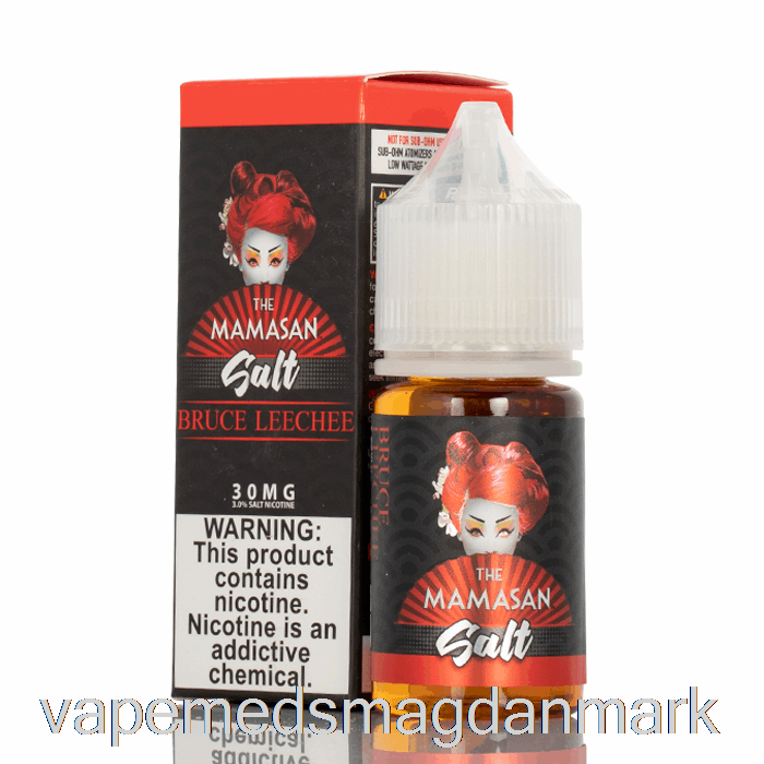 Engangs Vape Danmark Bruce Leechee - Mamasan Saltet - 30ml 30mg